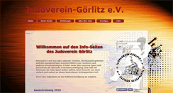 Desktop Screenshot of judoverein-goerlitz.de
