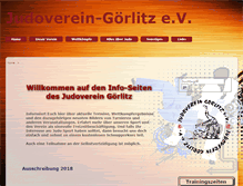Tablet Screenshot of judoverein-goerlitz.de